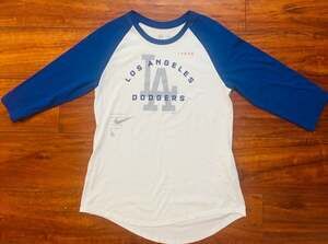 Nike  Los Angeles DODGERS Authentic Raglan L/S Tee sz M